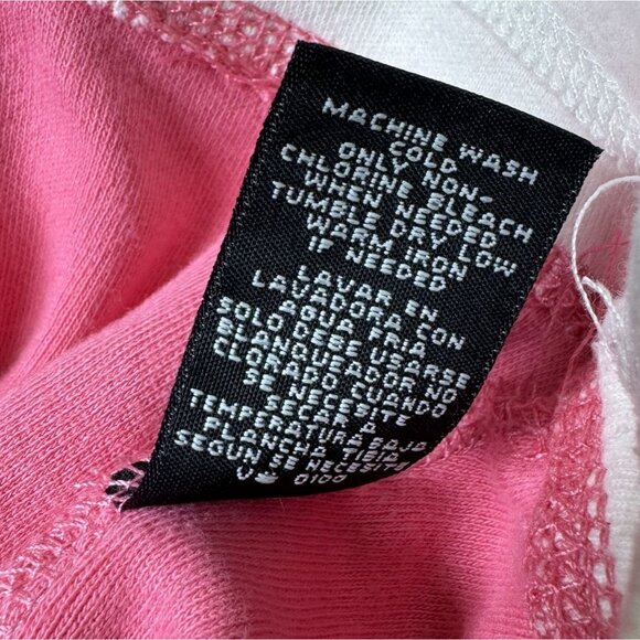 Bobbie Brooks Pink Sleeveless Tank Top L/G (14/16) Cotton Womens Casual Summer - Picture 4 of 6